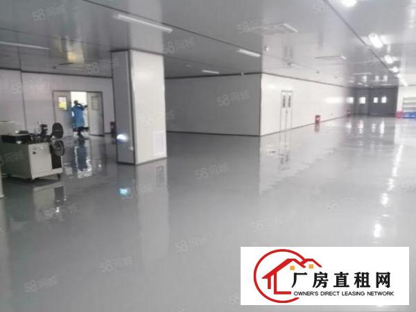  龙华新出楼上无尘车间2000平方厂房出租，口罩客户拎包入住