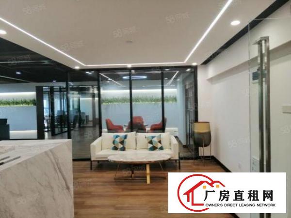  龙华大浪元芬地铁口电商园带装修办公室户型方正160平起分