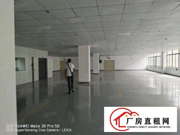  龙华原房东大型工业区楼上带装修1600平方厂房出租