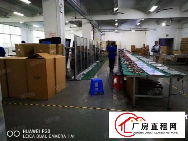  观澜新出楼上整层带豪华精装修厂房招租，面积实在，手慢无