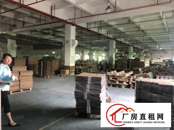  观澜福民茜坑原房东带喷淋厂房1至2层4800平可分租