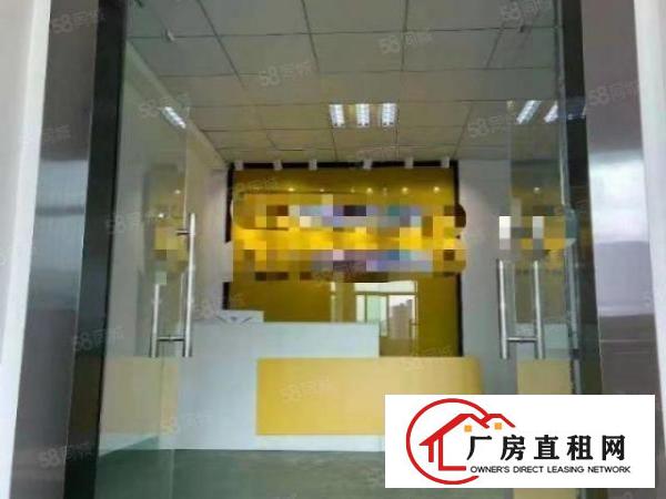  现成装修！无转让费！观澜轻轨站附近工业园楼上350平厂房出租
