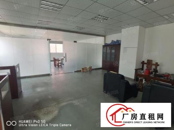  观澜章阁大富工业区花园式厂房楼上带装修1200平方无转让费