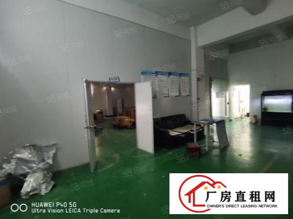  观澜章阁大富工业区花园式厂房楼上带装修1200平方无转让费