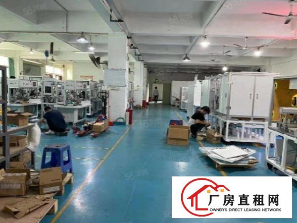  精观澜福民主干道边楼上1250平方带精装修厂房不要转让费出租