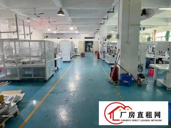 精观澜福民主干道边楼上1250平方带精装修厂房不要转让费出租