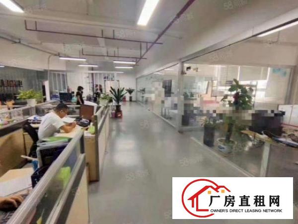  观澜新田工业区花园式厂房二楼，实际面积出租500平方