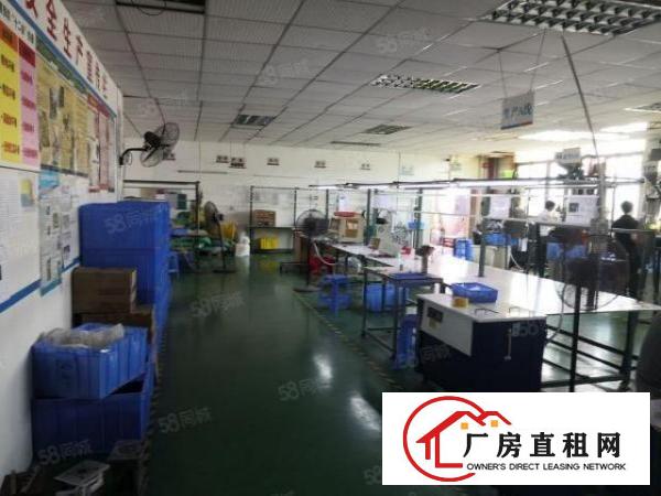  观澜福前路边上二楼整层1060平米现成办公室装修及前台