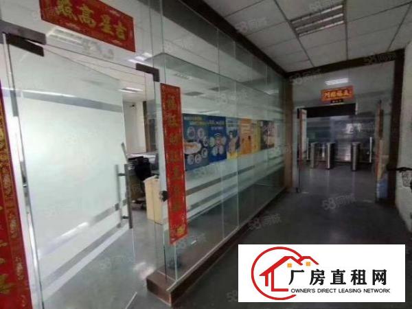  观澜章阁主干道旁新出精装修650平厂房出租零公摊