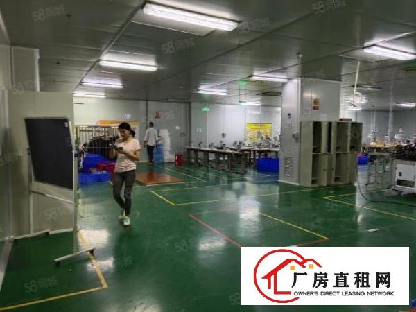  观澜福民新出楼上万级无尘车间，水电齐全，随时可空，无需转让费