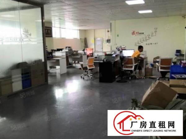  观澜福民新出楼上精装修厂房2000平，空地超大，园区形象好。