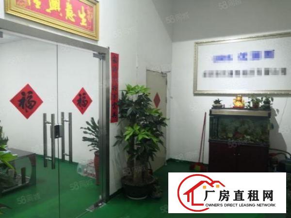  龙华新区观澜福前路边上二楼300平米带装修有吊机口