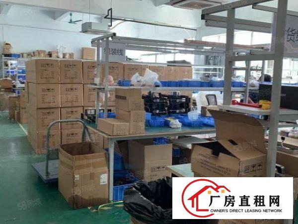  观澜库坑.三楼550平.现成办公室.前台.地坪漆.吊顶