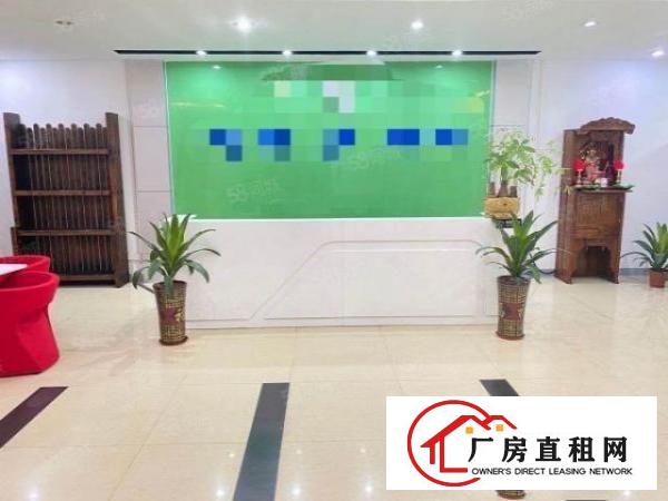  原房东花园式厂房，楼上1382平，实际面积出租，精美装修