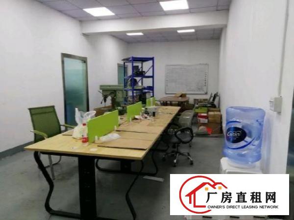  西乡，鹤洲洲石路边，大型工业园，楼上带精装修875平厂房出租