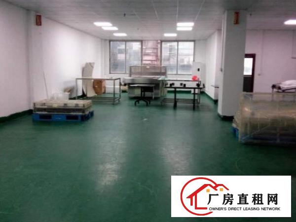  鹤洲恒丰工业城楼上3500平米带装修厂房招租，可分租