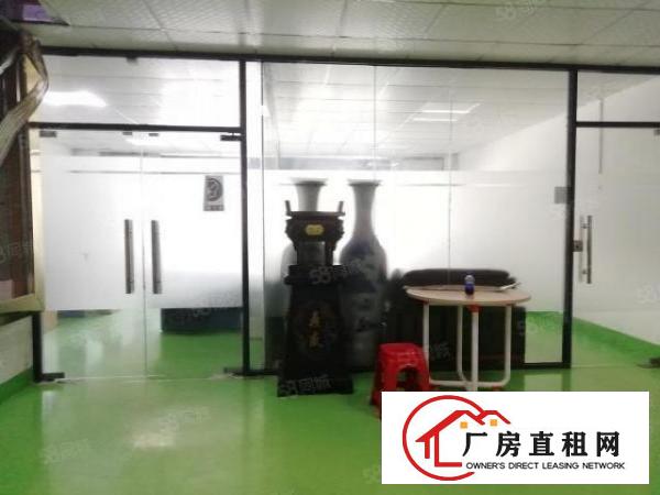  西乡鹤洲，洲石路新出2楼带装修500平厂房出租，水电到位