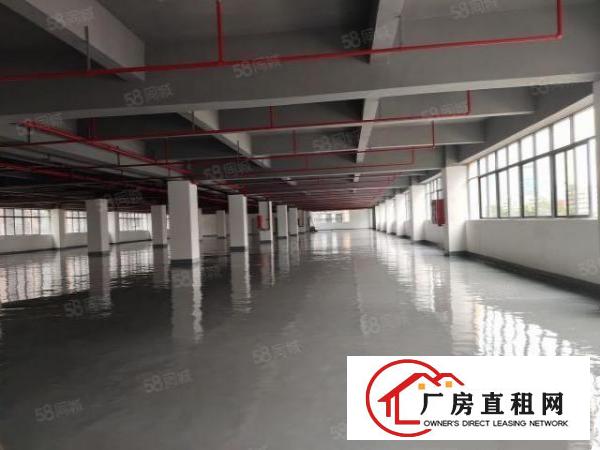  宝安西乡地铁站附近，楼上1800平精装厂房，带吊机口，一手租