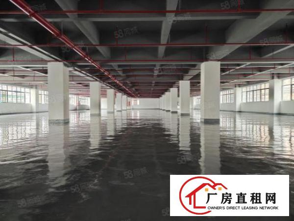  宝安西乡地铁站附近，楼上1800平精装厂房，带吊机口，一手租