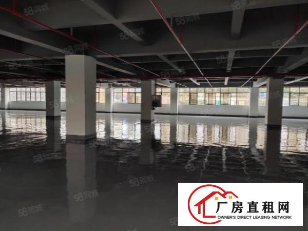  宝安西乡地铁站附近，楼上1800平精装厂房，带吊机口，一手租