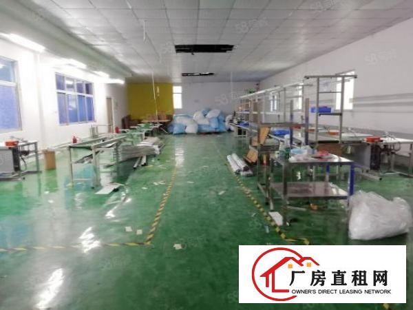  西乡，铁岗，楼上带装修无尘车间870平工业厂房出租，租金22
