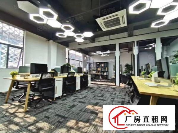  西乡银田全新装修写字楼厂房仓库50平至2000平可自由组合