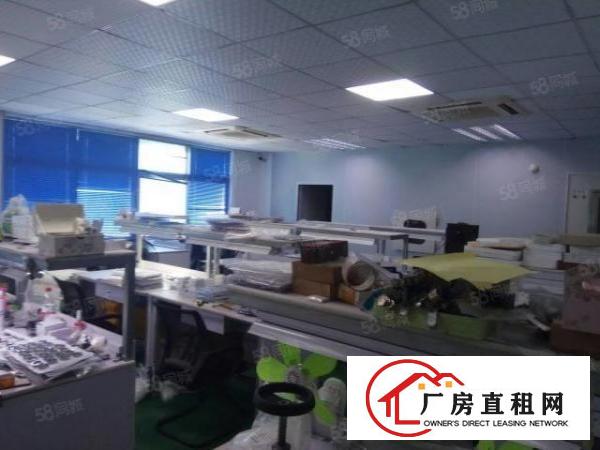  西乡草围工业区850平带装修厂房业主直租