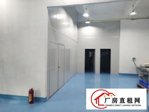  西乡，固戍二路旁工业区楼上整层1100平无尘车间，无转让费。