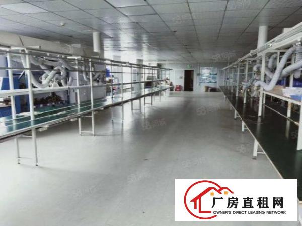  福永宝安大道边1200平带装修电子厂出租