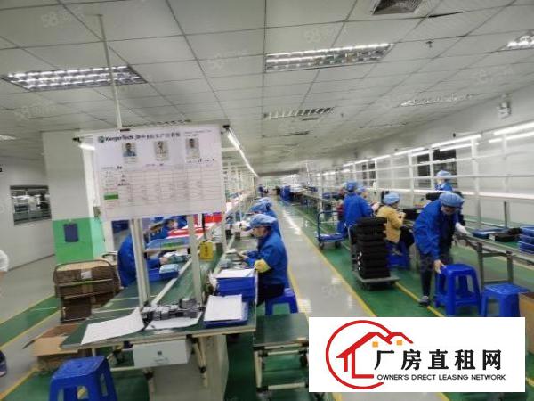  福永新出楼上1900平米原房东18块豪华装修厂房