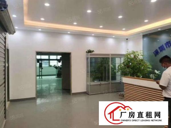  福永带精装厂房1100平出租，位于和平沿江高速出口