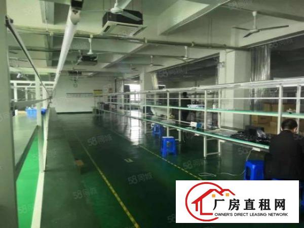  福永主干道地铁口宝安大道边三楼精装修500平方厂房出租