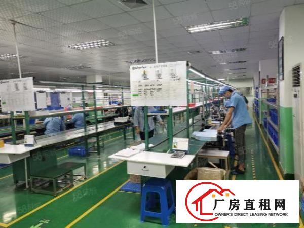  福永凤凰工业区楼上1500平米带装修厂房出租