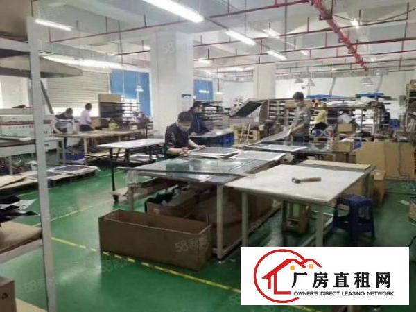  福永桥头楼上现成装修厂房1380平方出租