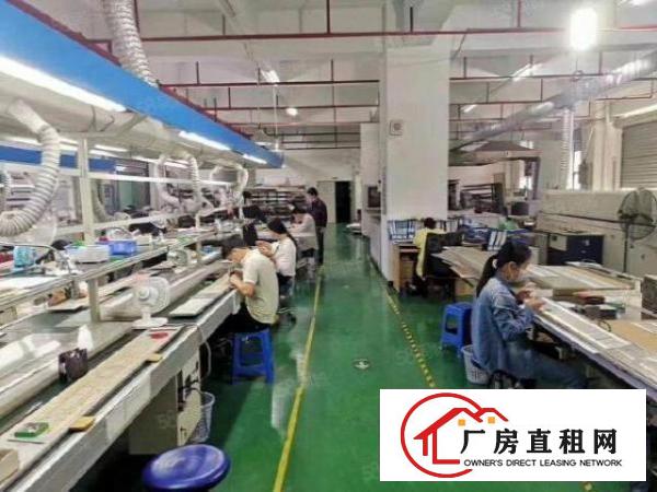  福永桥头楼上现成装修厂房1380平方出租