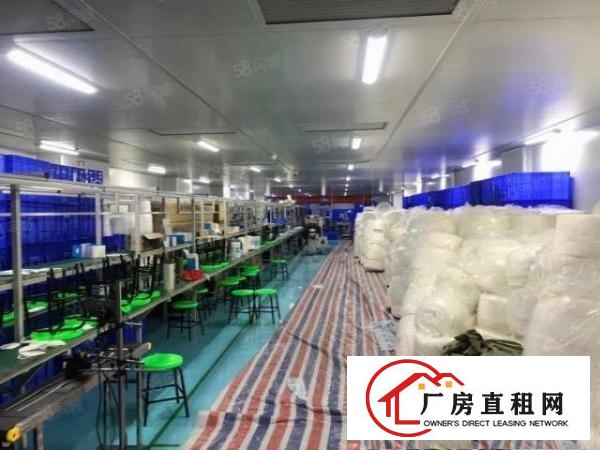  福永凤凰原房东红本楼上整层2080平无尘车间厂房招租无转让费