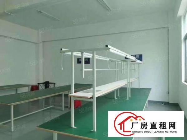  福永楼上九成新精装修厂房1100平无转让费房东直接招商