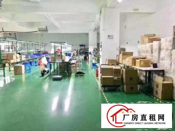  福永和平新出楼上整层1200平米带装修厂房出租