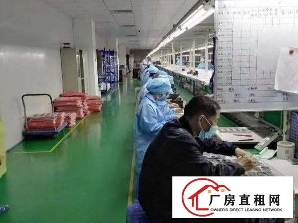  宝安沙井大王山大型工业区楼上1400平方无尘车间出租