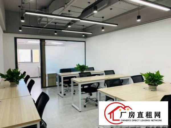  11号线后亭站直租80平精装办公室免中介可注册公司