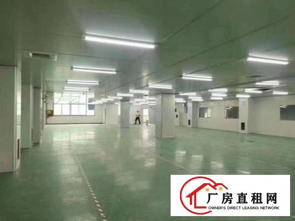  沙井万丰98工业城无公摊一整层850平米无尘车间厂房出租