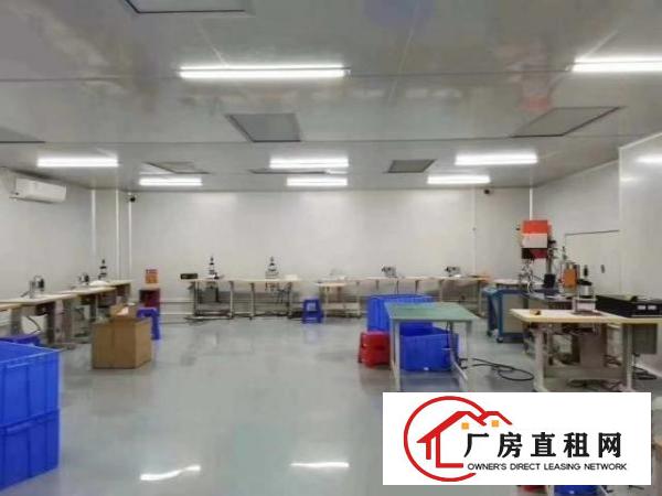  厂房位于沙井和一松福大道边上。楼上1000平无尘车间。