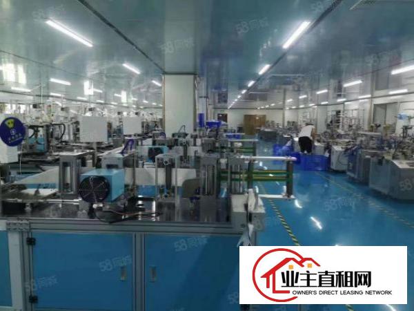  沙井千级无尘车间，3楼整层1800平米，不要转让费，物业直租