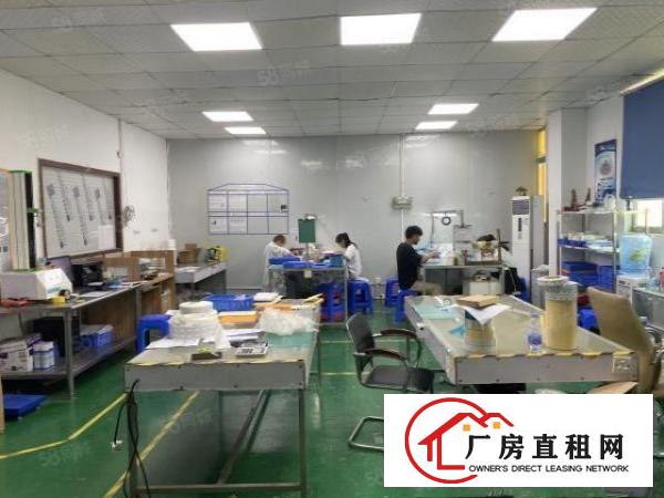  沙井共和楼上300平分租吊顶贴片水电仓库带装修厂房