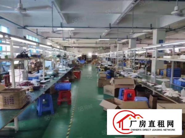  黄埔新出楼上1000平方带装修厂房出租分租临近高速路口
