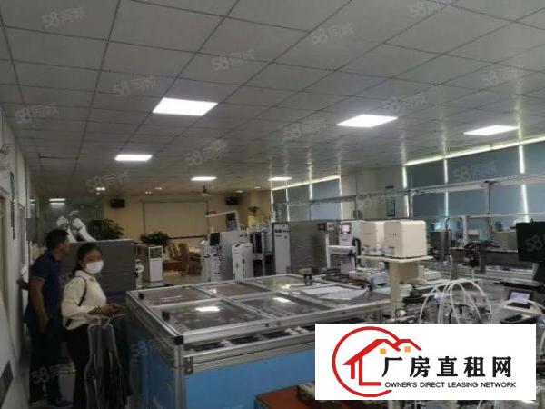  沙井后庭高新区新出楼上1800平，带精装修厂房无转让费。