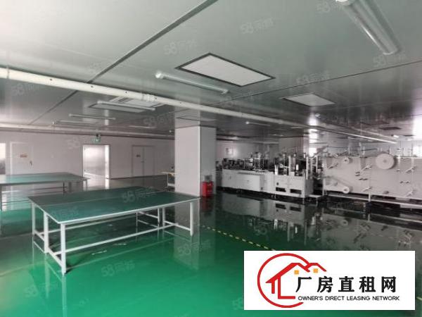  沙井西环路边楼上1200平无尘车间无转让费