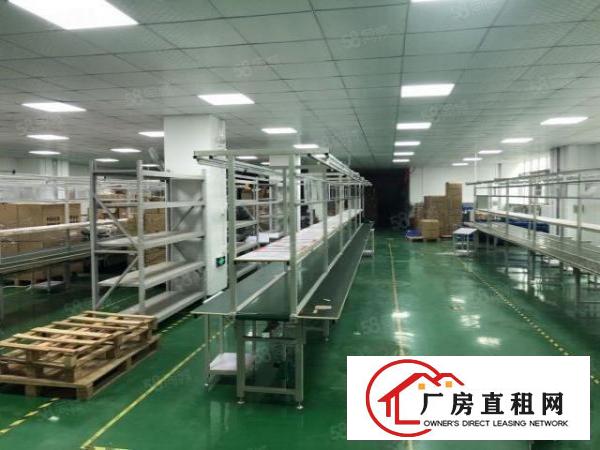  村委无公摊厂房2整层1000平米，带精装修无转让费，拎包入驻