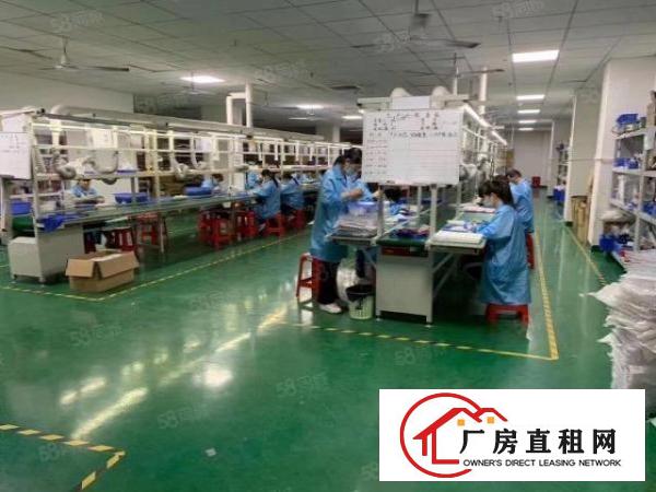  松岗大田洋工业区2楼680平带装修厂房出租