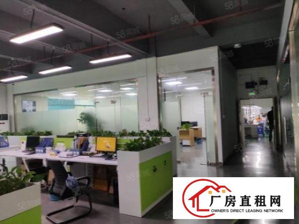  松岗罗田第三工业区1200平豪华装修厂房招租，适合电子等行业